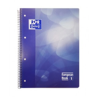 Caderno Oxford Espiral Pautado A4 Azul